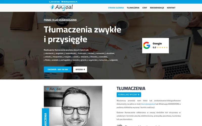 Angoal website - education, built by Studio Arlek