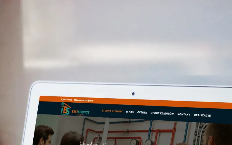 Bestserwis website - home services, built by Studio Arlek