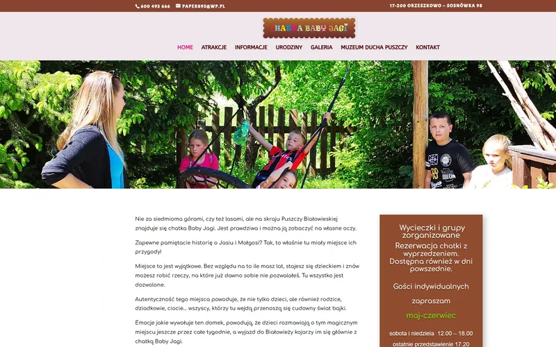 Chatkababyjagi website - tourism & accommodation, built by Studio Arlek