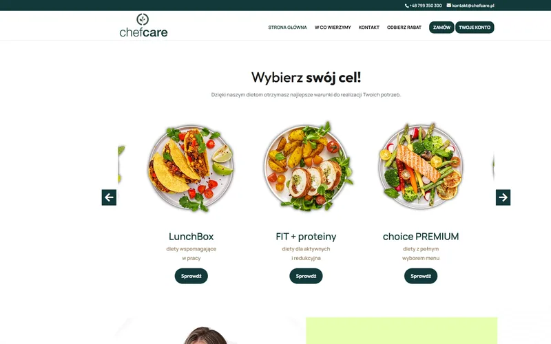 Chefcare website - hospitality, built by Studio Arlek