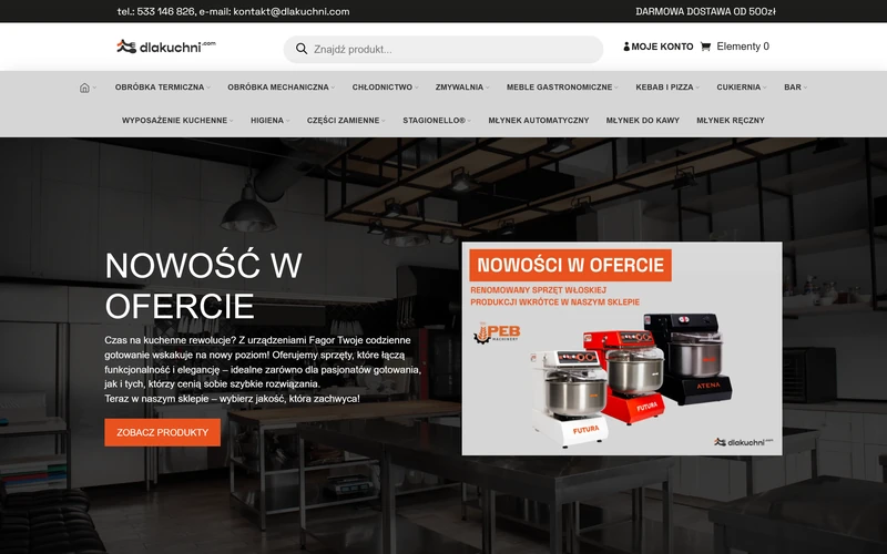 Dlakuchni website - online retail, built by Studio Arlek