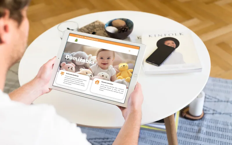 Domizabki website - education, built by Studio Arlek