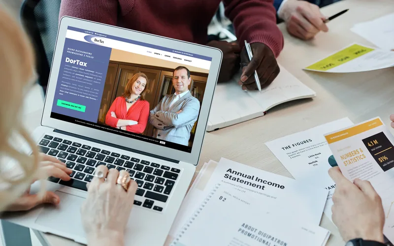 Dortax website - finance & accounting, built by Studio Arlek
