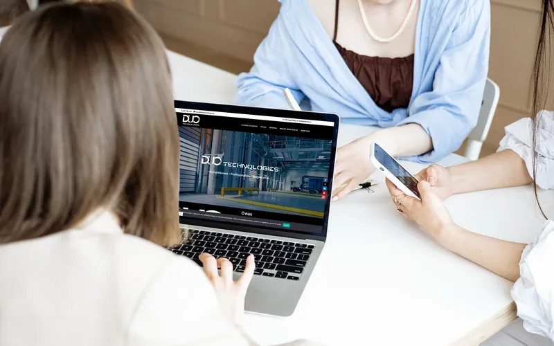 Duotechnologies website - other trades, built by Studio Arlek