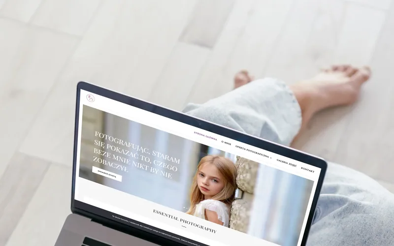 Essentialphoto website - photography, built by Studio Arlek