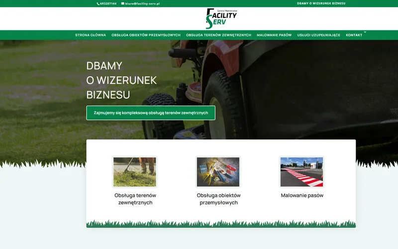 Facility-serv website - home services, built by Studio Arlek