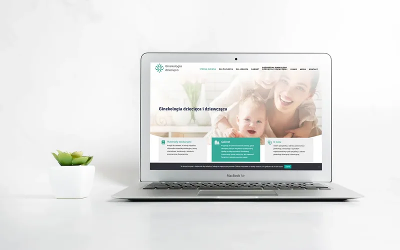 Ginekologiadziecieca website - medical & dental, built by Studio Arlek