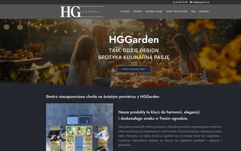 Hggarden website - furniture & joinery, built by Studio Arlek