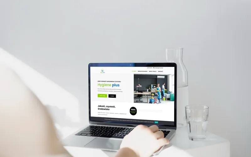 Hygiene-plus website - home services, built by Studio Arlek
