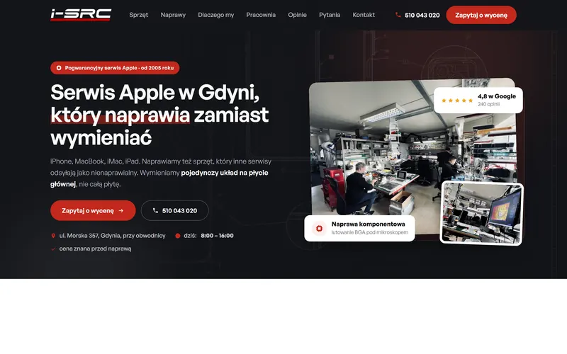 I-SRC website - it & software, built by Studio Arlek