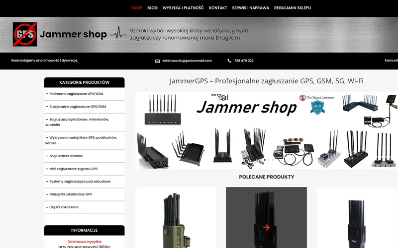 Jammergps website - online retail, built by Studio Arlek