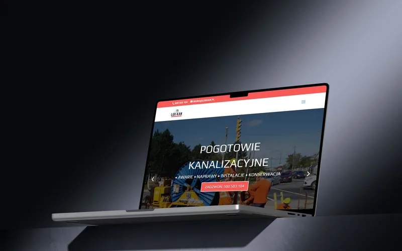 Kanalizacja-24 website - home services, built by Studio Arlek