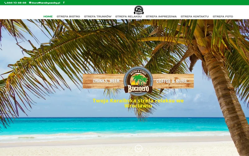 Karaibynaniby website - hospitality, built by Studio Arlek