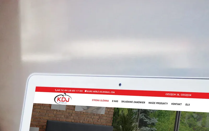 Kdjmeble website - furniture & joinery, built by Studio Arlek