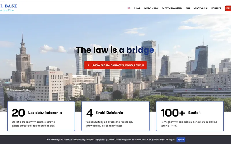Legalbase website - legal, built by Studio Arlek