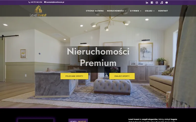 Levelinvest website - finance & accounting, built by Studio Arlek