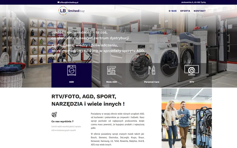 Limitedbuy website - online retail, built by Studio Arlek