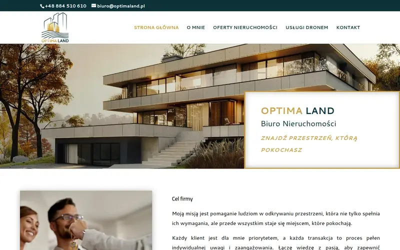 Optimaland website - hire & rental, built by Studio Arlek