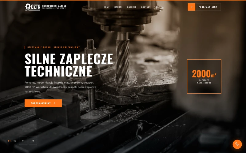 Oztr website - manufacturing, built by Studio Arlek