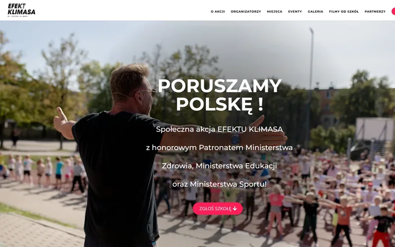 Poruszamypolske website - fitness & sport, built by Studio Arlek