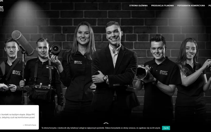 Ppcfilmstudio website - photography, built by Studio Arlek
