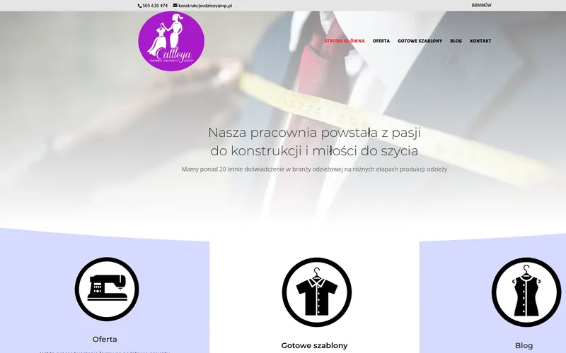 Pracowniakonstrukcjiodziezy website - fashion & retail, built by Studio Arlek