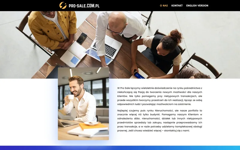 Pro-sale website - other trades, built by Studio Arlek
