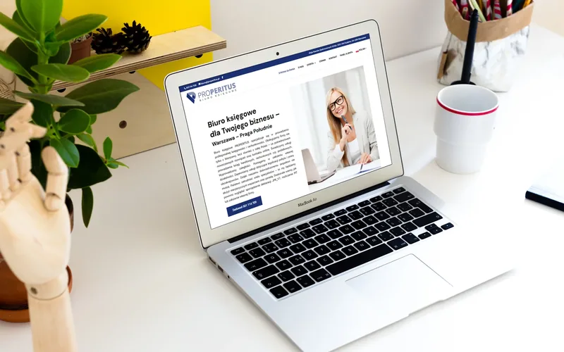 Properitus website - finance & accounting, built by Studio Arlek