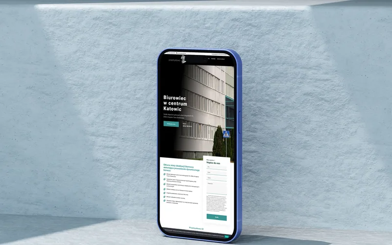 Przemyslowa10 website - hire & rental, built by Studio Arlek
