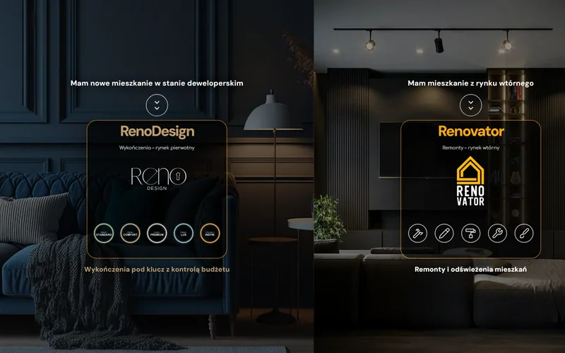 Renovator website - construction, built by Studio Arlek