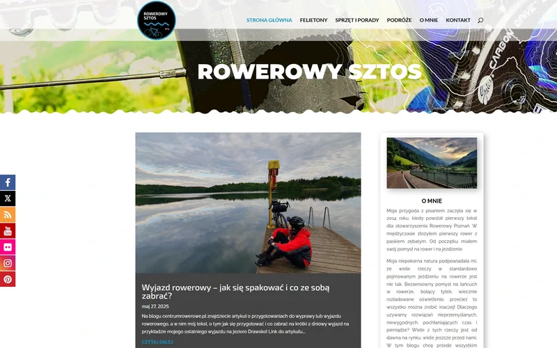Rowerowysztos website - fitness & sport, built by Studio Arlek