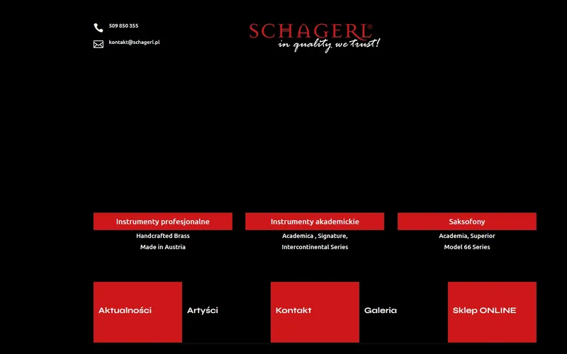 Schagerl website - online retail, built by Studio Arlek