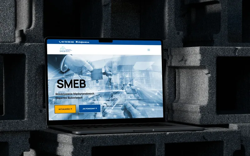 Smeb website - construction, built by Studio Arlek