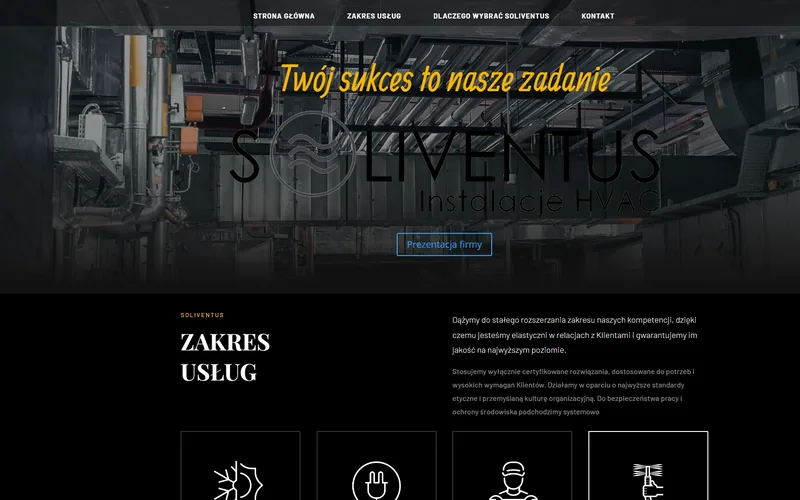 Soliventus website - solar & energy, built by Studio Arlek