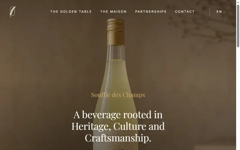 Souffle des Champs website - food & produce, built by Studio Arlek