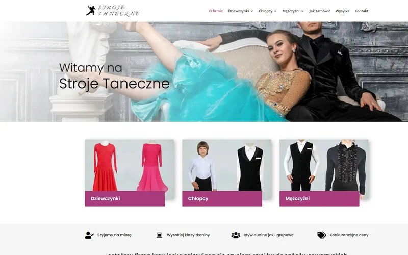 Strojetaneczne website - fashion & retail, built by Studio Arlek