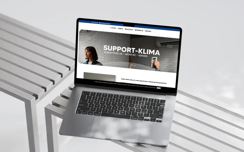 Support-klima website - home services, built by Studio Arlek