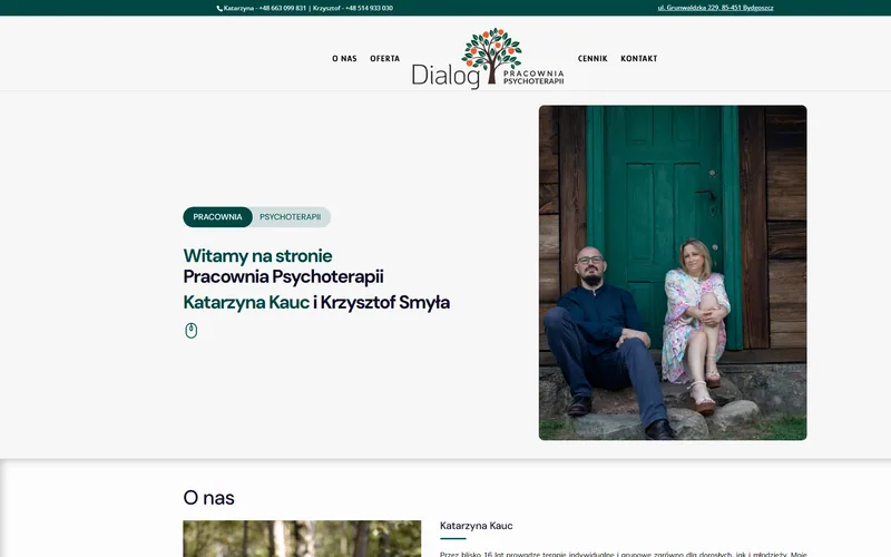 Terapia-bydgoszcz website - psychology & therapy, built by Studio Arlek