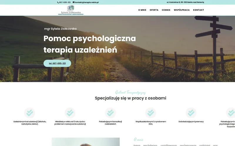 Terapia website - psychology & therapy, built by Studio Arlek