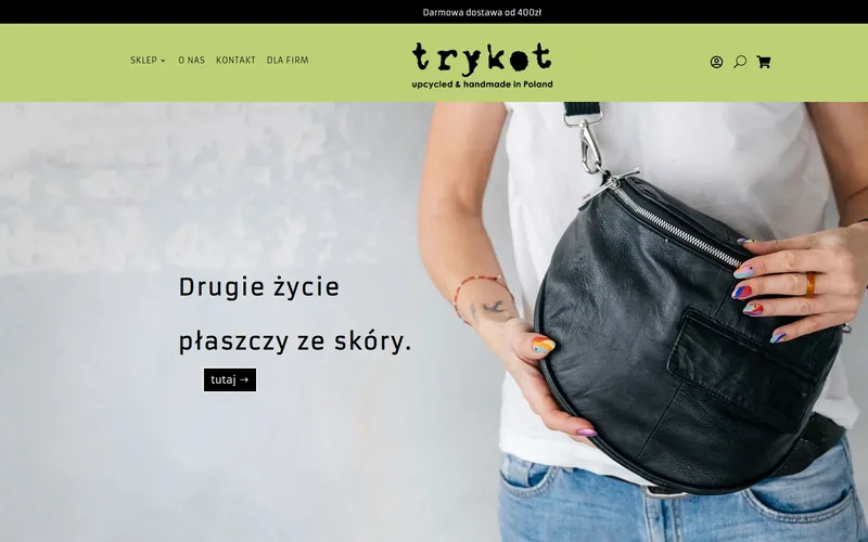 Trykot website - fashion & retail, built by Studio Arlek