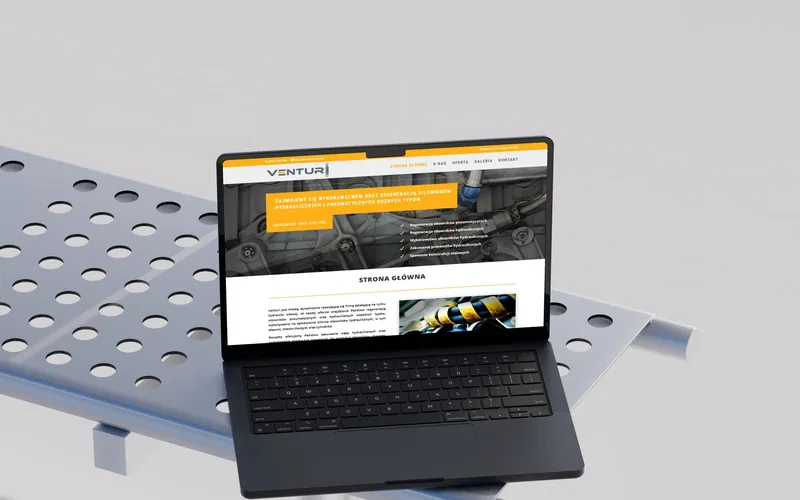 Venturi-hs website - manufacturing, built by Studio Arlek