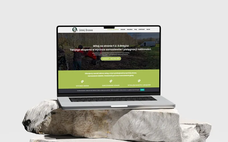 Zetnijdrzewo website - landscaping & agriculture, built by Studio Arlek