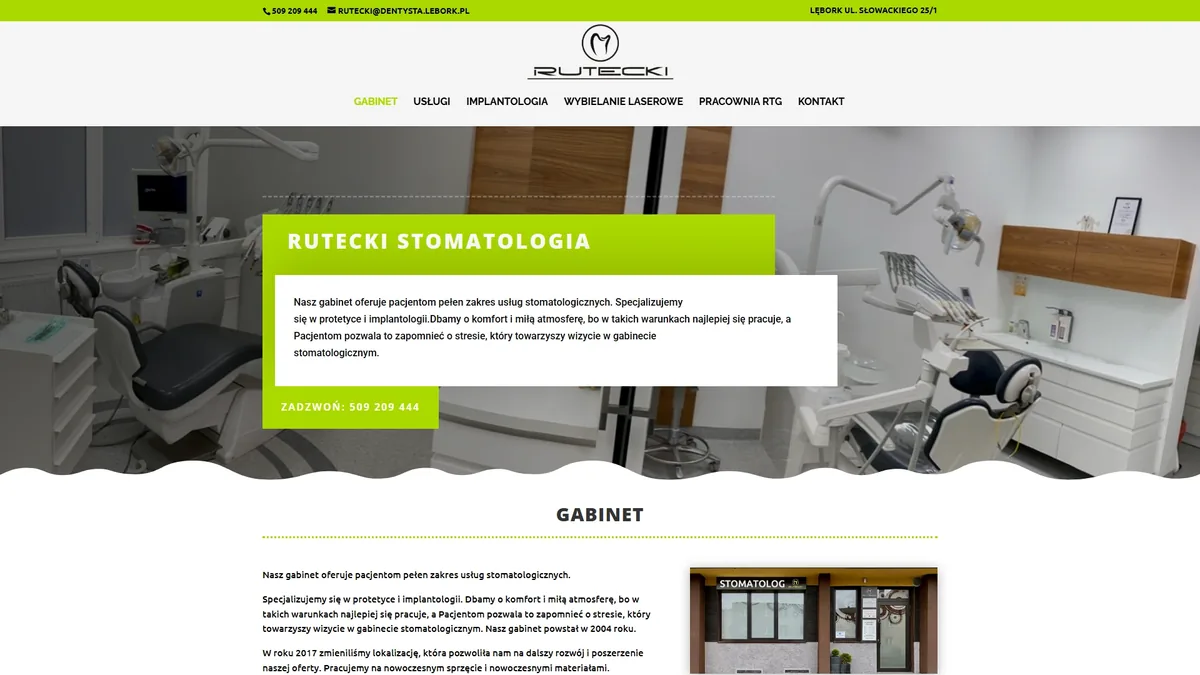 dentysta.lebork.pl before the rebuild
