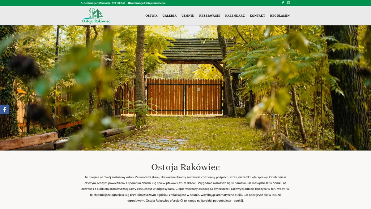 ostojarakowiec.pl before the rebuild